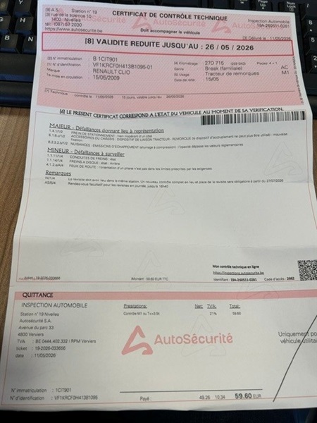 Renault Clio 1.5 dCi Business FAP (Fleet) N°214