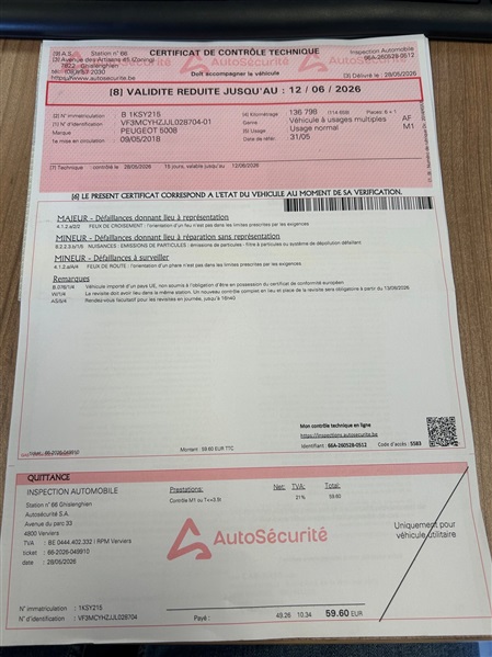 Peugeot 5008 1.5 BlueHDi Active 7PL (EU6.2) N°144